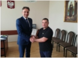 Podziękowanie dla burmistrza Augustowa za rozwój Karate Kyokushin