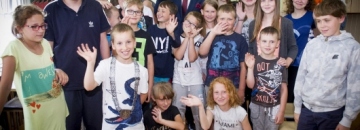 Spotkanie burmistrza z dziećmi z ,,Przystani", fot. Radek Nowacki